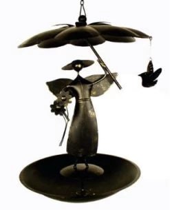 Garden Angel Hanging Bird Feeder