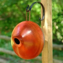 Ellipse Wooden Birdhouse- 3 Colors