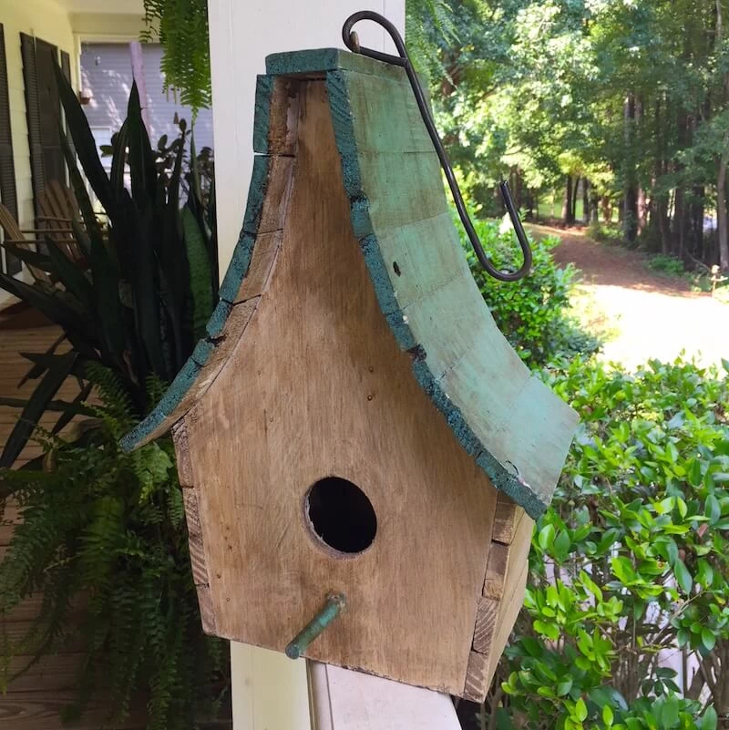 Boho Chalet Hanging Birdhouse- 4 Colors - Image 2