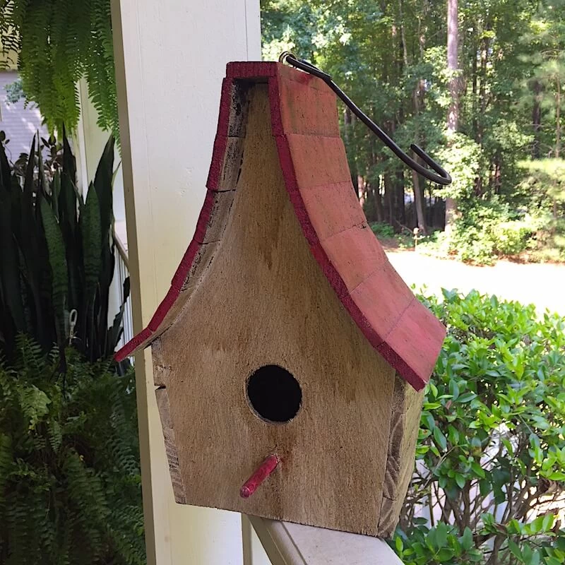 Boho Chalet Hanging Birdhouse- 4 Colors