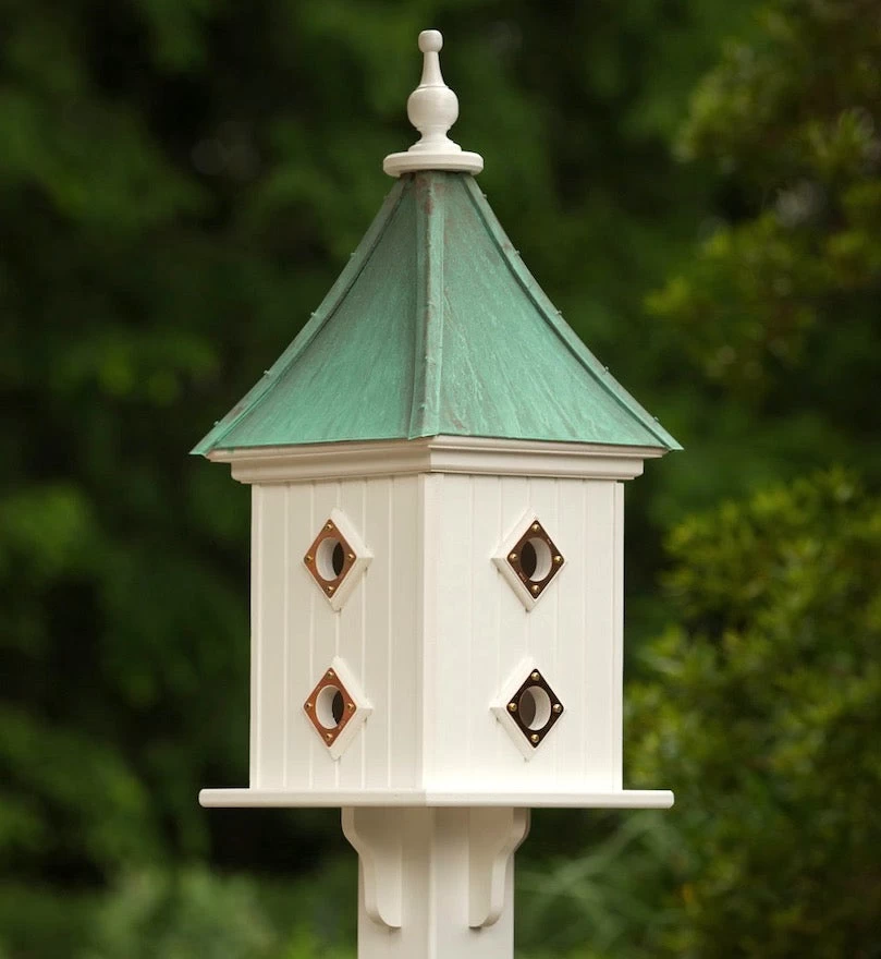 Copper Roof Birdhouse 28x12- 8 Portals