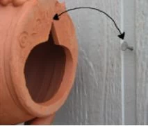 Boston Terrier Ceramic Birdhouse - Image 2