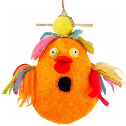 Felted Wool Birdhouse-Rubber Ducky