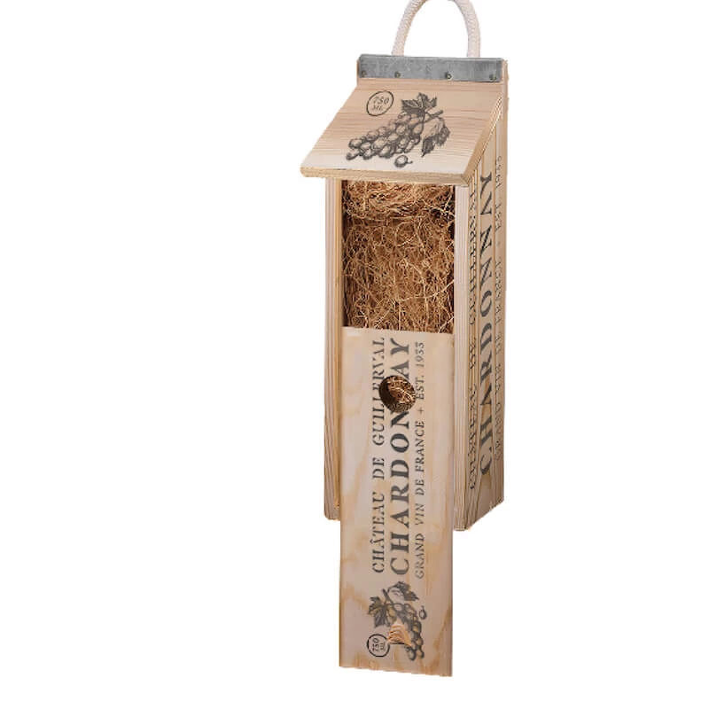 Wine Crate Birdhouse - Image 2