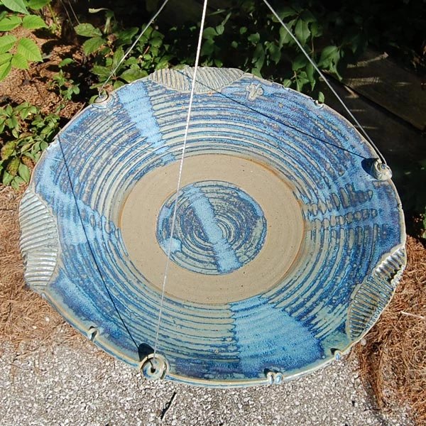 Large Stoneware Hanging Bird Bath - Image 2