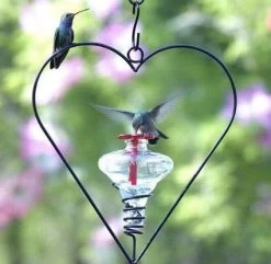 Mini-Blossom Heart Hummingbird Feeder
