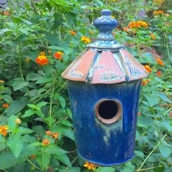 Pottery Cottage Birdhouse