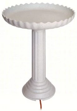 Heated Pedestal Bird Bath