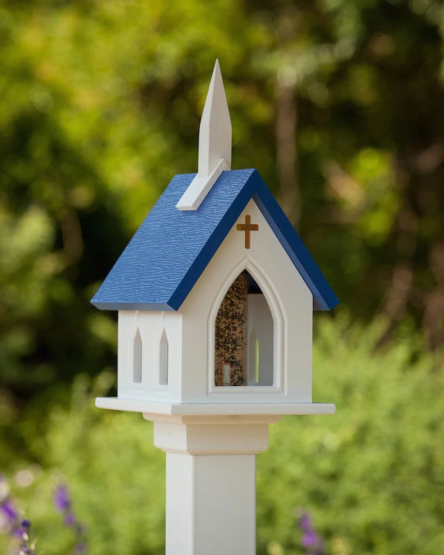 Church Bird Feeder Vinyl/PVC - Image 2
