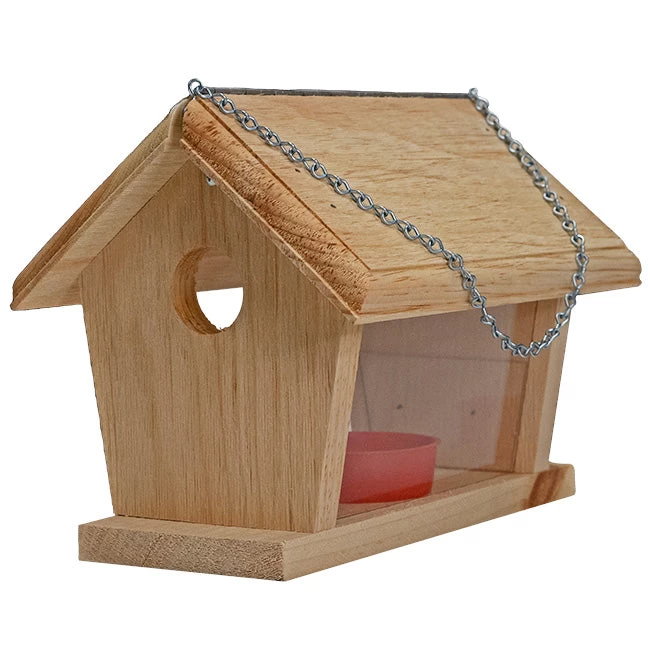 Wooden Bluebird Feeder- Small - Image 2