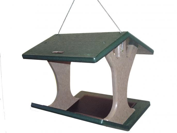 Recycled Hanging Fly-Thru Feeder - Image 2