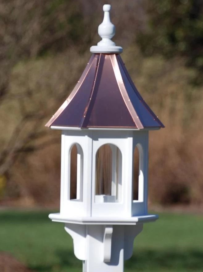 Copper Roof Gazebo Bird Feeder - 28x10