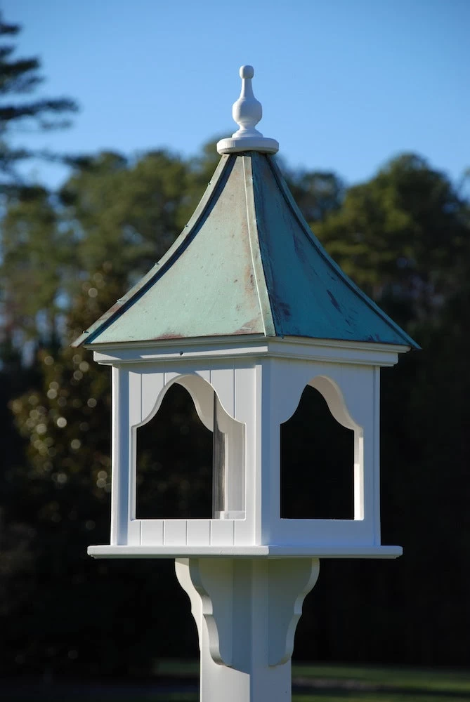 Copper Roof Bird Feeder Square Gazebo - 36x14 - Image 2