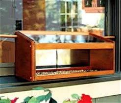 Deluxe Windowsill Bird Feeder W/ Mirror