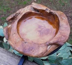 Teak Bird Bath, Deck-Mount Or Ground 2 Sizes