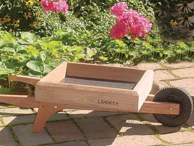 Wheelbarrow Ground Bird Feeder